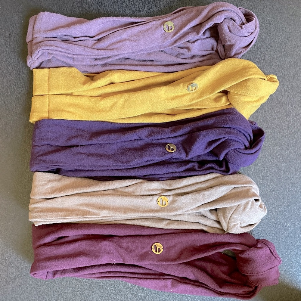 Set of 5 BLOM Wide Headbands